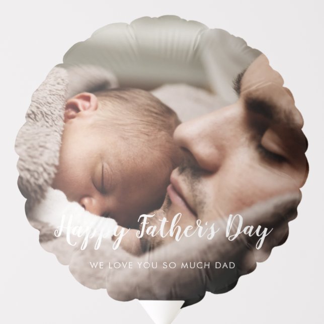 Custom Father's Day Photo Balloon (Front)