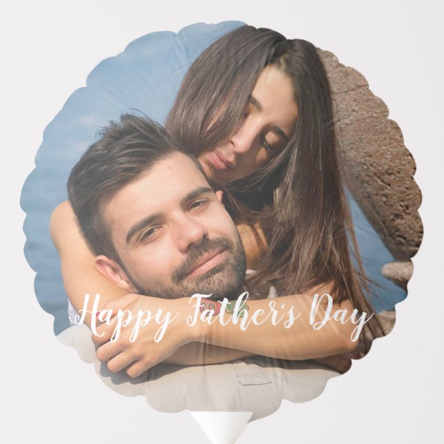Custom Father's Day Photo Balloon (Front)