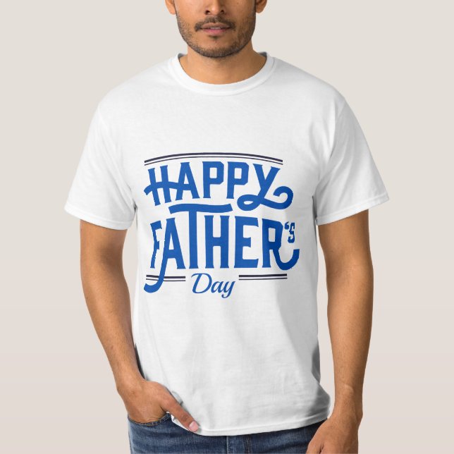 Custom Fathers Day Photo Collage Best Dad Ever T-S T-Shirt (Front)