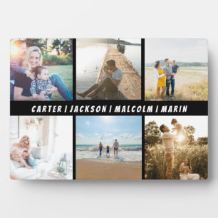 Custom Father's Day Photo Collage Plaque
