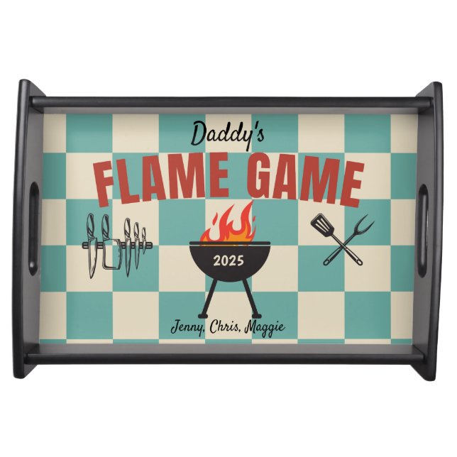 Custom Father's Day Serving Tray (Front)