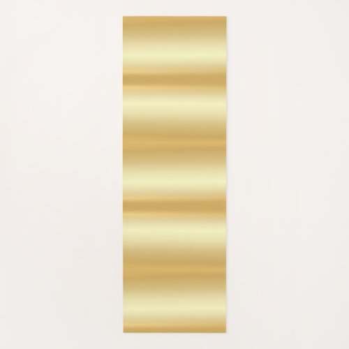 Custom Faux Gold Blank Template Glamorous Modern Yoga Mat