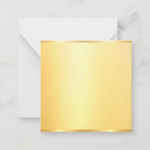 Custom Faux Gold Blank Template Modern Elegant