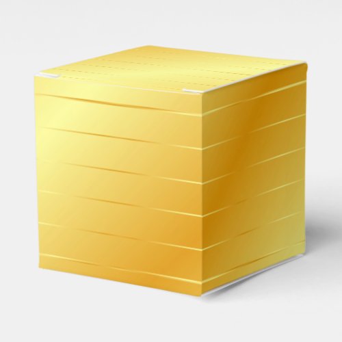 Custom Faux Gold Elegant Modern Template Glossy Favor Boxes