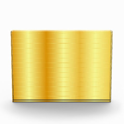 Custom Faux Gold Metallic Look Elegant Template Acrylic Award