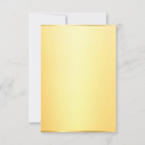 Custom Faux Gold Modern Elegant Blank Template