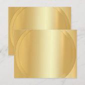 Custom Faux Gold Modern Elegant Blank Template | Zazzle