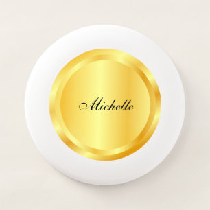 Custom Faux Gold Template Elegant Glamour Wham-O Frisbee