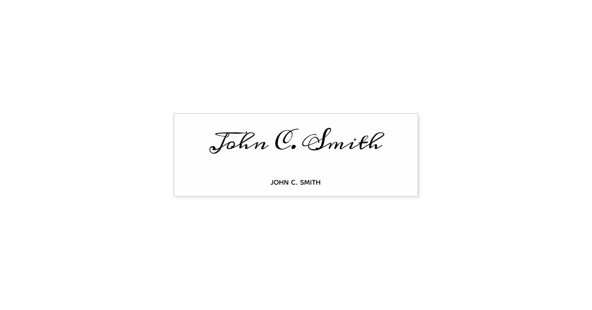 Name Stamp Personalized Stamp Self Inking Stamp Signature Stamp