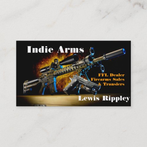 Custom FFL business card 2