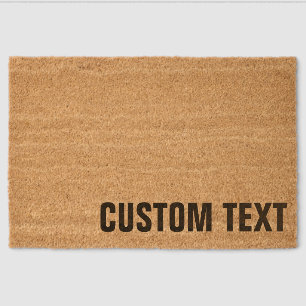 Custom Fiber Doormat
