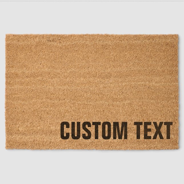 Custom Fiber Doormat (Front)