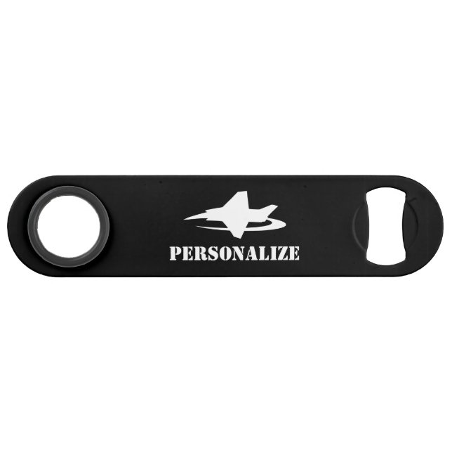 Custom fighter jet logo Pro Speed bottle opener (Front (Horizontal))