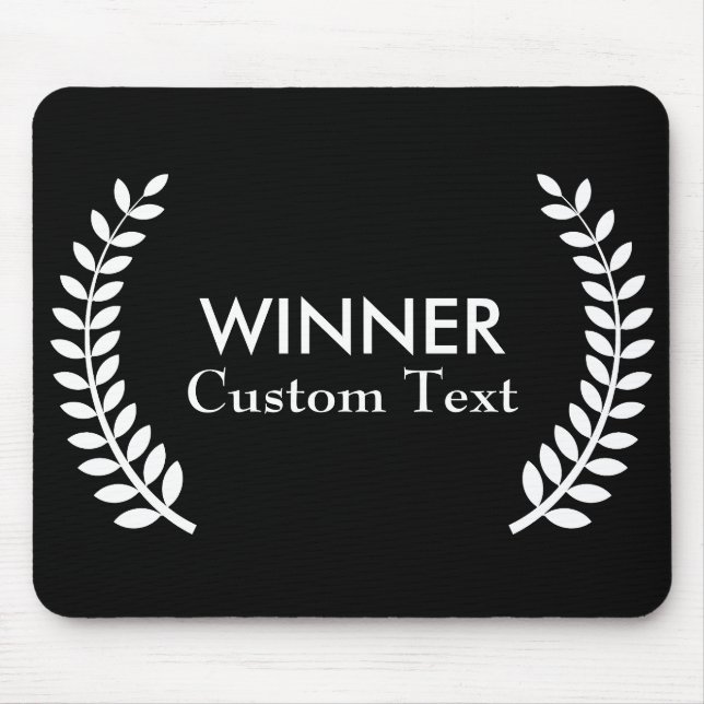 Custom Film Festival Winner Laurels Mouse Pad (Front)
