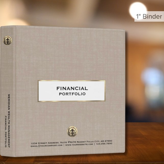 Custom Financial Binder for Portfolio Management (Creator Uploaded)
