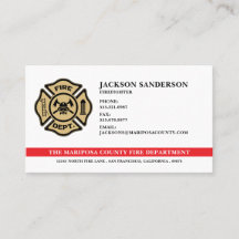 Custom Fire Department Firefighter Fireman Logo