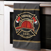 Custom Fire Station Name & Department Badge