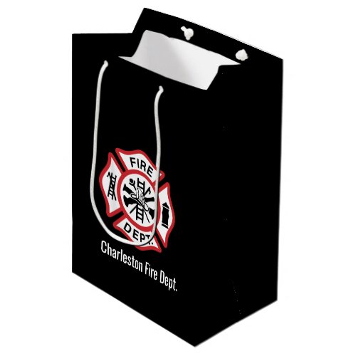 Custom Firefighter Gift Medium Gift Bag