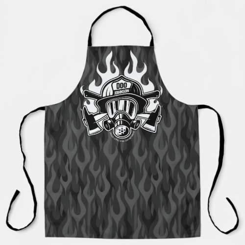Custom Firefighter Rescue Fire Department Station Apron