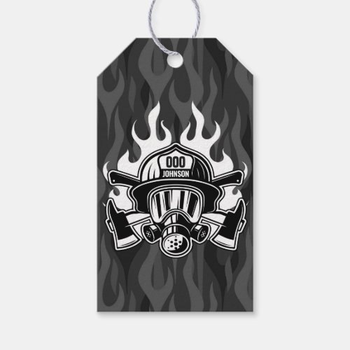 Custom Firefighter Rescue Fire Department Station  Gift Tags