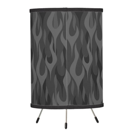 Custom Firefighter Rescue Fire Department Station Tripod Lamp (Back)