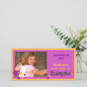 Custom First Day of Kindergarten Personalized (Standing Front)