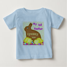 Custom First Easter Baby T-Shirt / Bodysuit