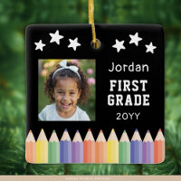 Custom First Grade Colorful Photo Keepsake