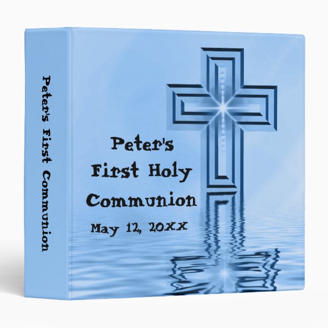 Custom First Holy Communion Binder (Front/Spine)