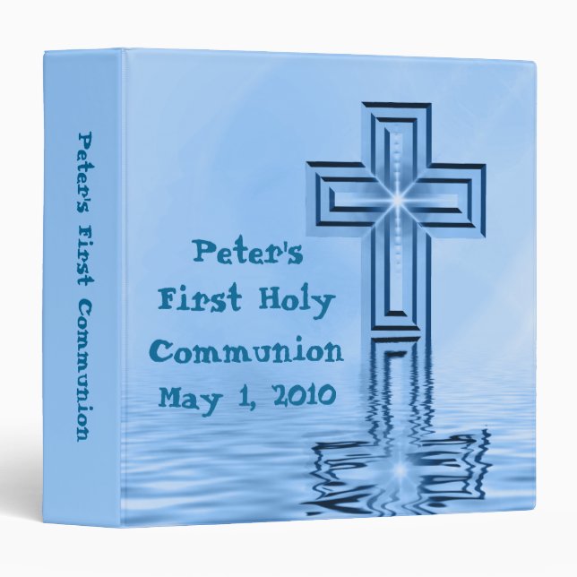 Custom First Holy Communion Binder (Front/Spine)
