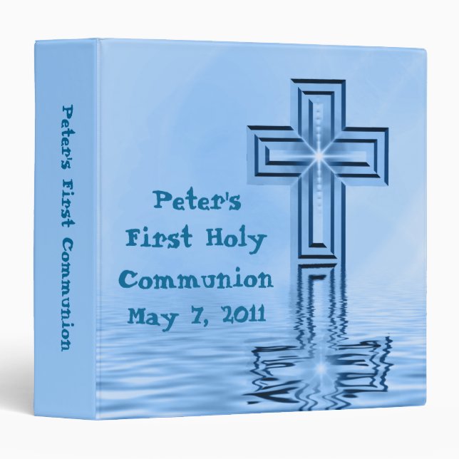 Custom First Holy Communion Binder (Front/Spine)