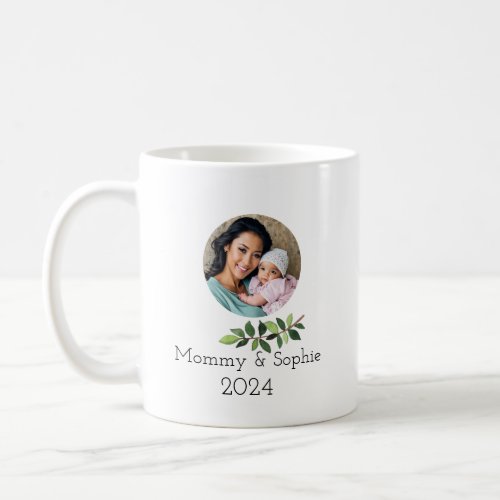 Custom First Mothers Day Love Personalized Photo Coffee Mug