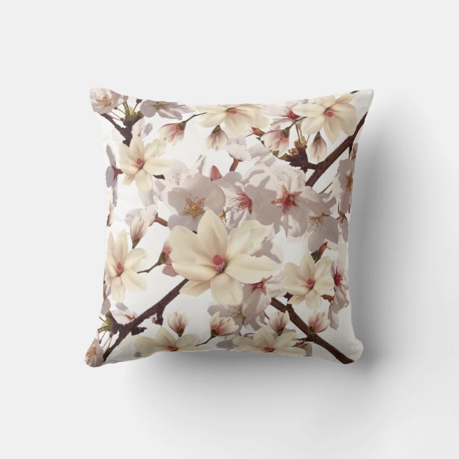 custom First Mother's Day Mom | Photo Collage Throw Pillow (Back)