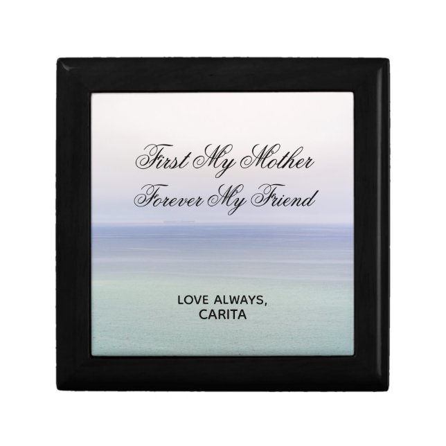 Custom First My Mother Jewelry Box (Front)