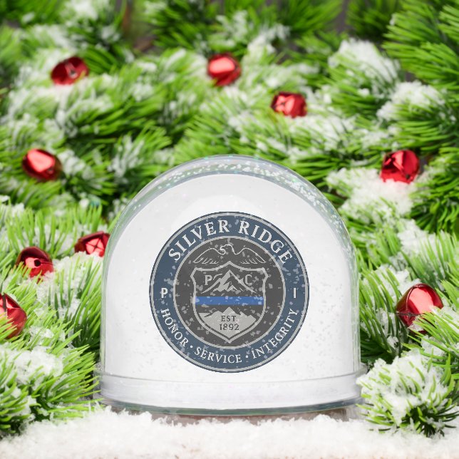 Custom First Responder Support Snow Globe (Christmas)