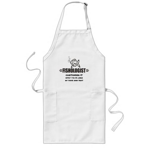 Custom Fish Long Apron