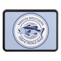 Custom Fish Tackle Shop Blue Bass Fisherman