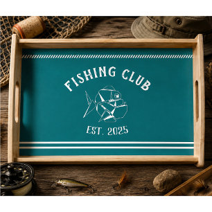 Custom Fishing Club Serving Tray