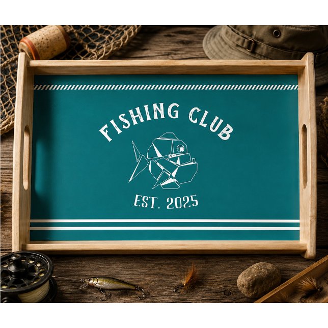 Custom Fishing Club Serving Tray (Creator Uploaded)
