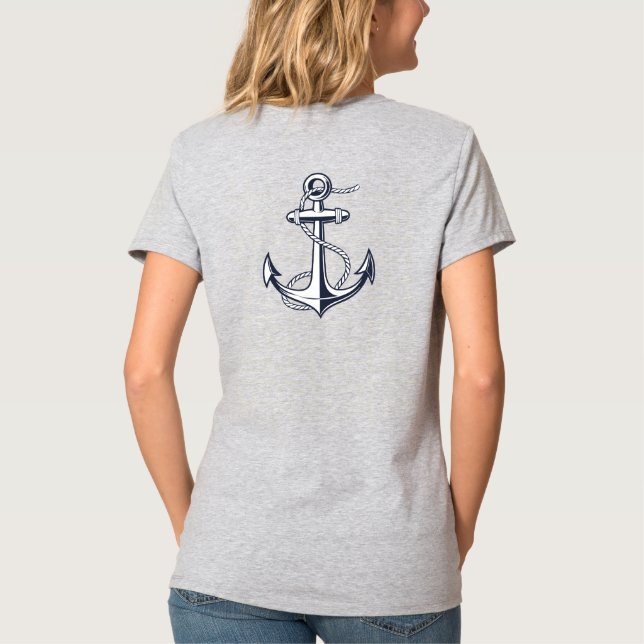 Custom Fishing Women's T-Shirt (Back)