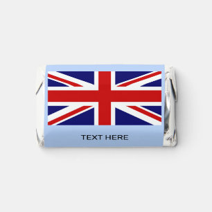 Custom Flag on Light Blue Hershey's Miniatures