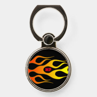Custom Flames Phone Ring Stand