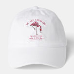 Custom Flamingo 50th Birthday Novelty Swag Hat<br><div class="desc">Cute personalized 50th birthday party flamingo gag hat. Add your name and message by clicking on the "Personalize" button to create a unique party swag for your celebration. Makes a perfect keepsake for guests to remember this special milestone.</div>