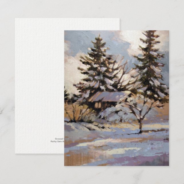 Custom Flat Note Card (Front/Back)