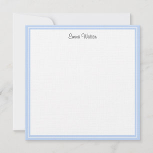Custom Flat Note Card-Linen