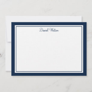 Custom Flat Note Card-Linen