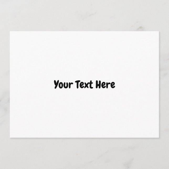 Custom Flat Program (Front)