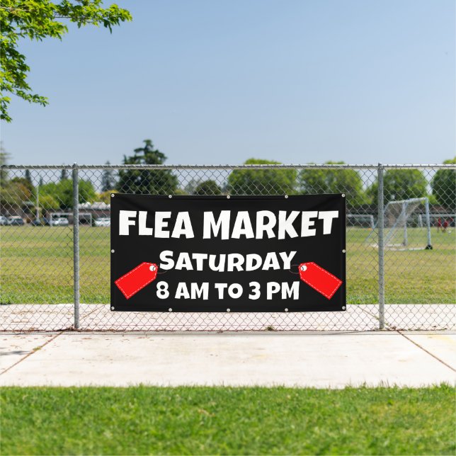 Custom Flea Market Banner (Insitu)