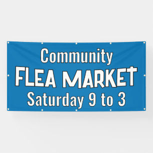 Custom Flea Market Banner