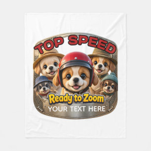 Custom Fleece Blanket, 50" x 60"